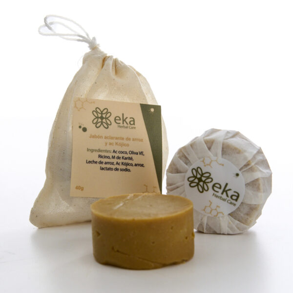 Jabón facial de arroz y ácido Kójico