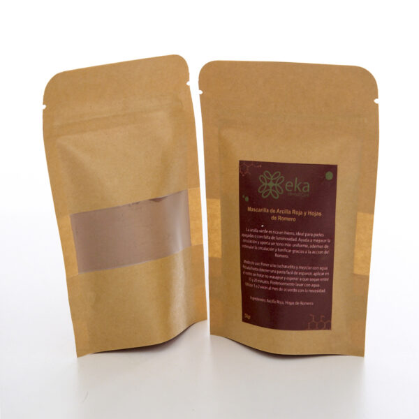 Mascarilla de Arcilla Roja y Hojas de Romero