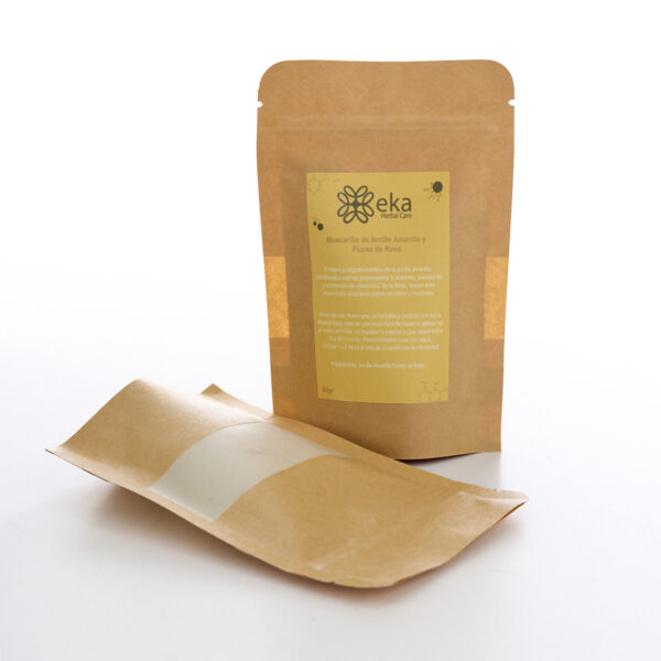 Mascarilla de Arcilla Amarilla y Flores de Rosas