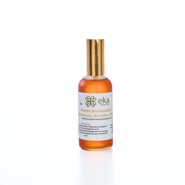 Aceite bronceador de Zanahoria, Achiote y Vitamina E